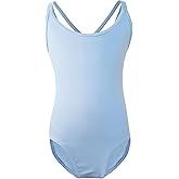 LingTing Leotards for Girls Double Strap Leotard for Gymnastic, Dance,Ballet