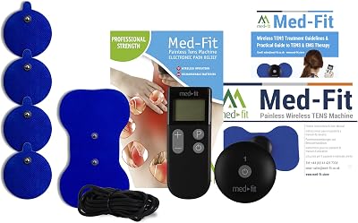Med-Fit Wireless Rechargeable TENS Machine with Wireless Module
