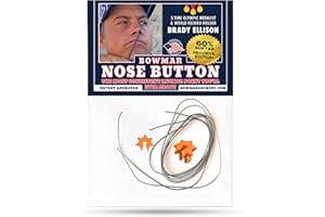 Bowmar Archery Nose Button Recurve Edition, Extremely Light Weight, Creates Consistent Anchor Point, Two Sizes Included