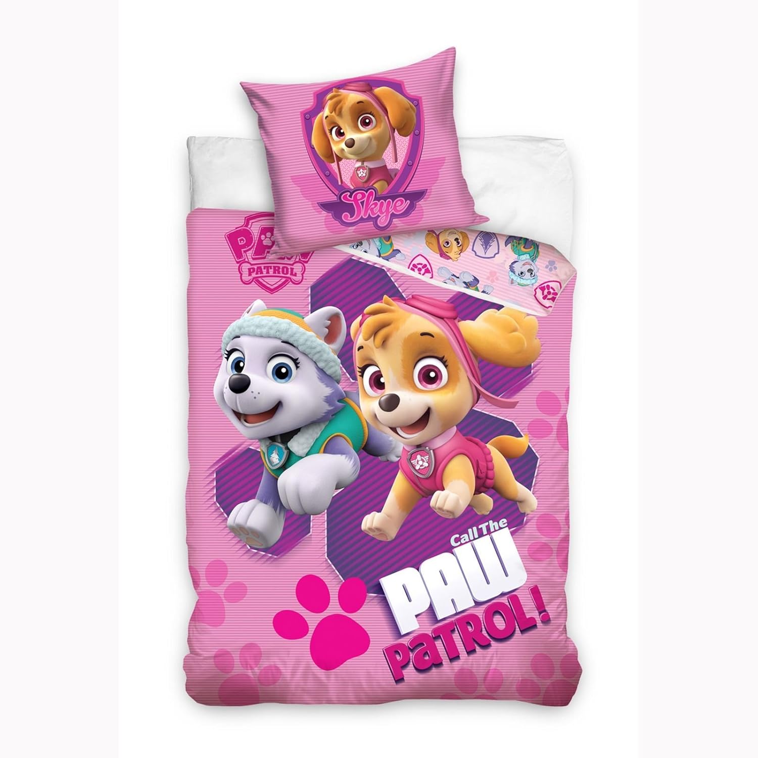 Bedding Sets Paw Patrol Skye Marshall Bedding Cotton Single Duvet 140x200 Pillowcase 50x75 Home Garden