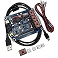AOLDHYY Doesbot GRBL 1.1 A4988 Control Board CNC Controller Router CNC Engraving Machine Control Board 3018 3 Axis USB Control Laser Board Corexy Open Source with External Driver Interface