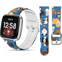 Leather Band Fitbit Versa Amazon Maledan Compatible With Fitbit Sense/Fitbit Versa Bands Women