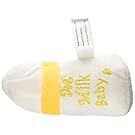 Uxcell Milk Bottle Shaped Fabric Dog Pet Chew Squeaky Toy, White