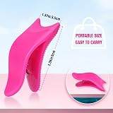 JIMIRE Eyelashes Applicator Clip Lashes Tool Beginners Easy to Apply Plum view 2