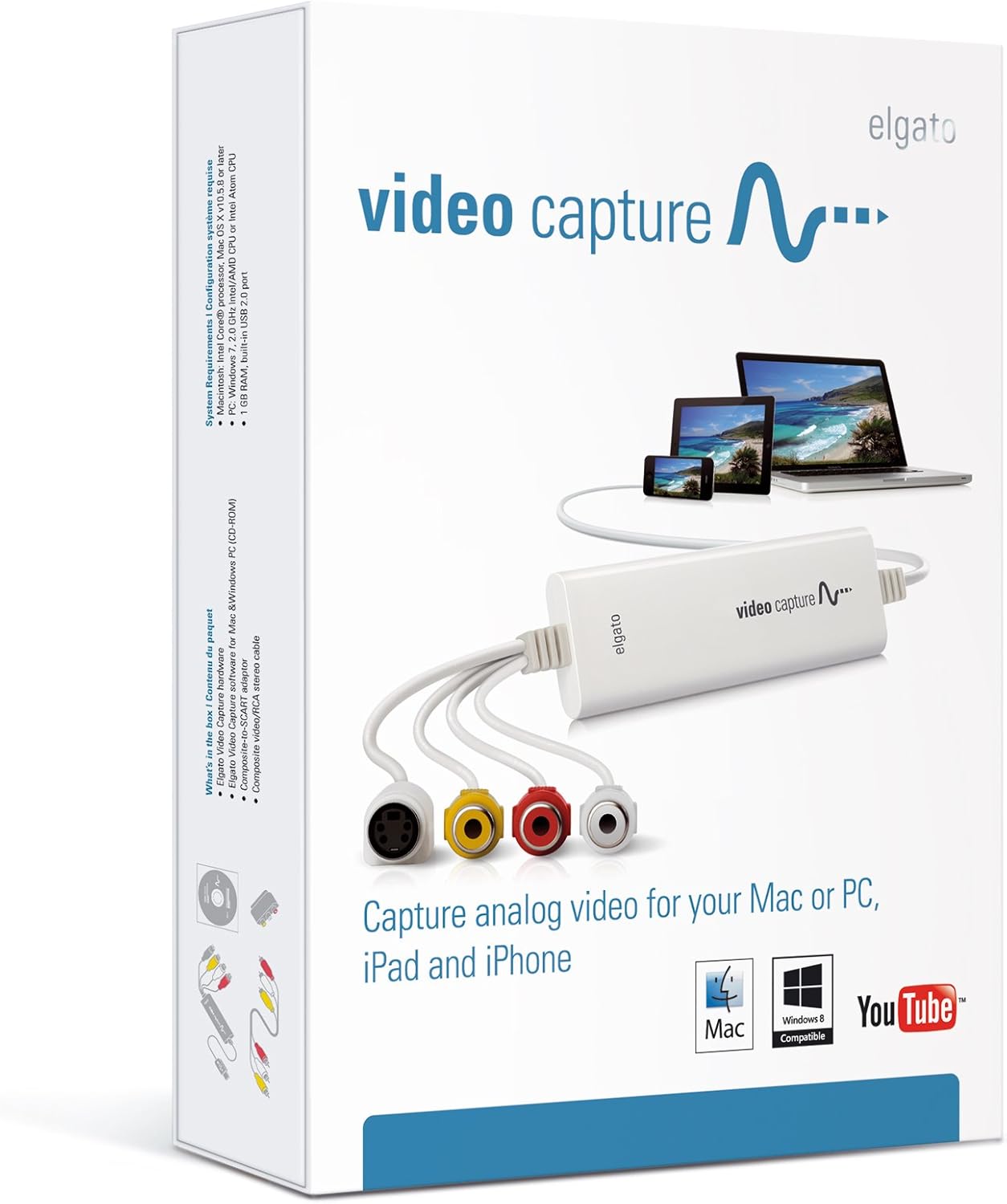 Elgato Video Capture - Digitize Video for Mac, PC or iPad (USB 2.0): Electronics