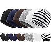 Newborn Baby Hats and Mittens Set Infant Beanie Cap Toddler Gloves Newborn Hospital Hats for Baby Boys Girls Kid 0-6 Months