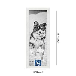 ArtToFrames 10x29 Inch White Picture Frame, This