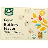 365 by Whole Foods Market, Organic Microwave Popcorn, 21 Ounce
