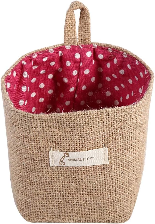 Almacenamiento y organización Puntos Azules Arte de Lino de algodón