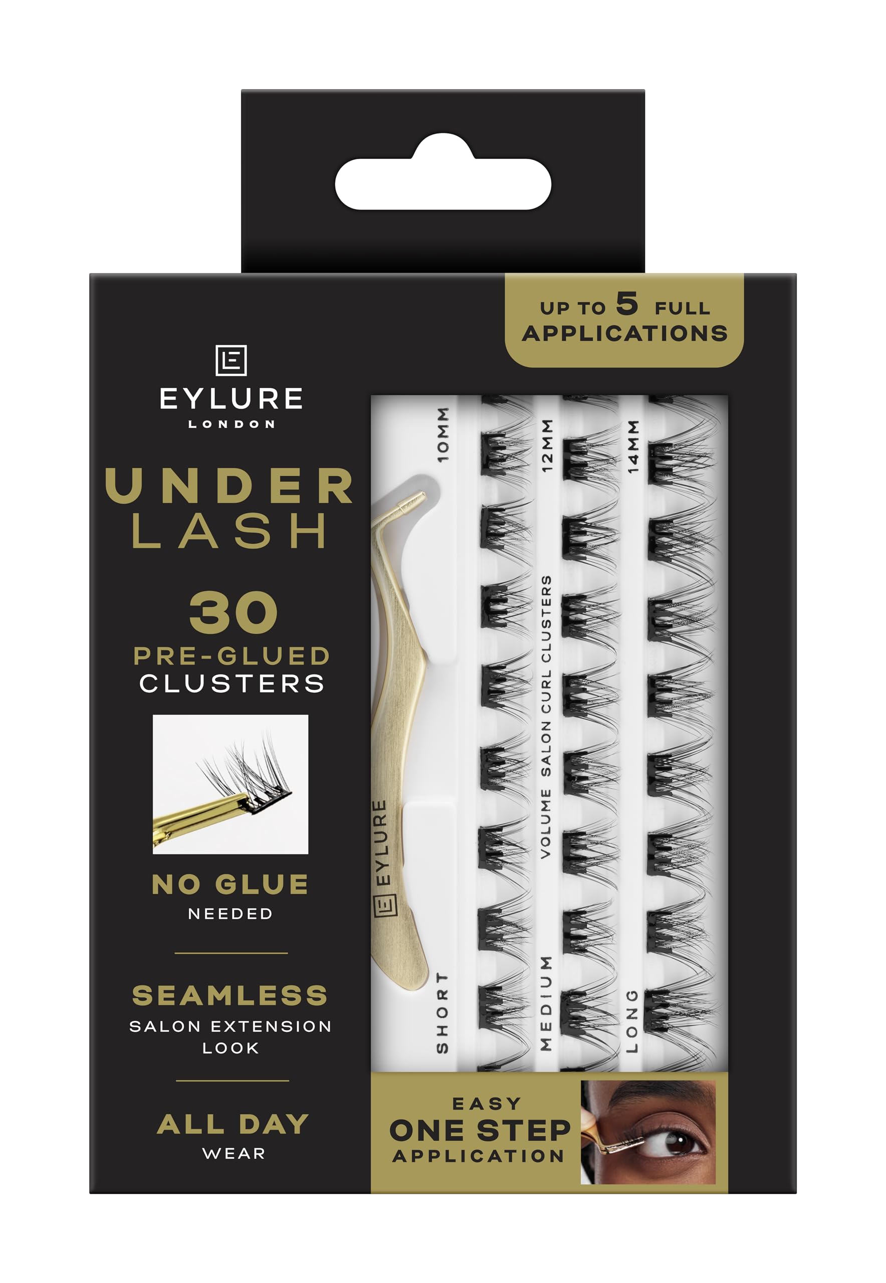 Eylure Underlash Pre-glued Volume Salon Curl Clusters — image 1