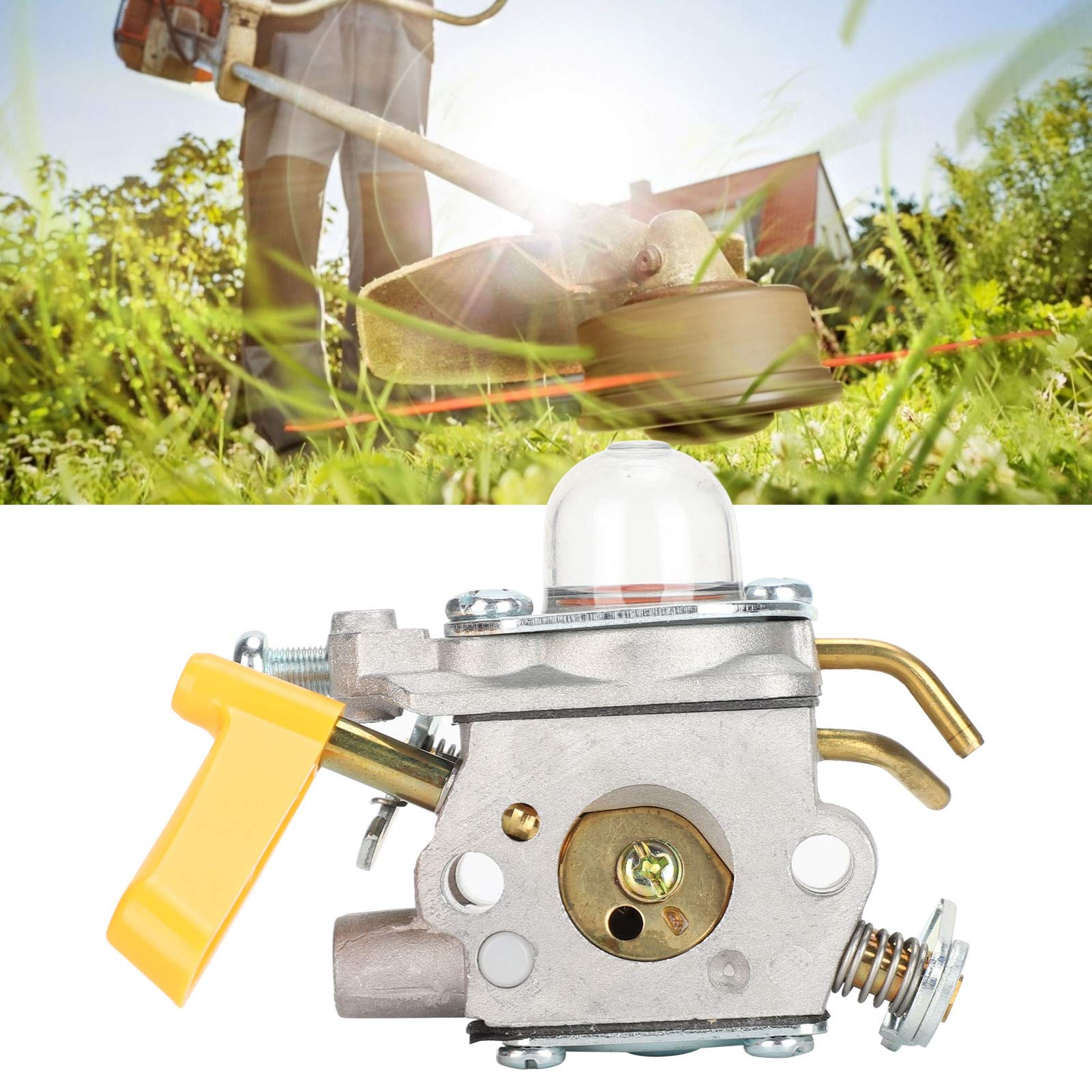 FOLOSAFENAR Carburettor Carb, Easy Installation Carburetor Replacement Accessories with 9Pcs Kits, Regular Replacement Trimmer Carburetor, for 28100 28101 28121 28120 28140 28141