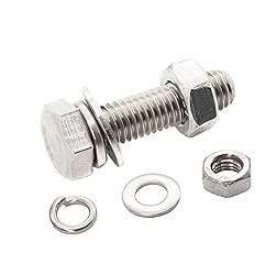 binifiMux 10-Pack M6 x 30mm Hexagon Screws Hex