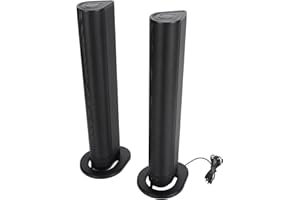 SENECESLI 3D Stereo Soundbar, 4 Advanced Trivers DSP Technology Vertical Split Type Stable HiFi Sound Speaker Kit for Home TV