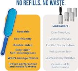 Fur Magic Pet Hair Remover Brush with Easy Open Self-Cleaning Base Blue view 6