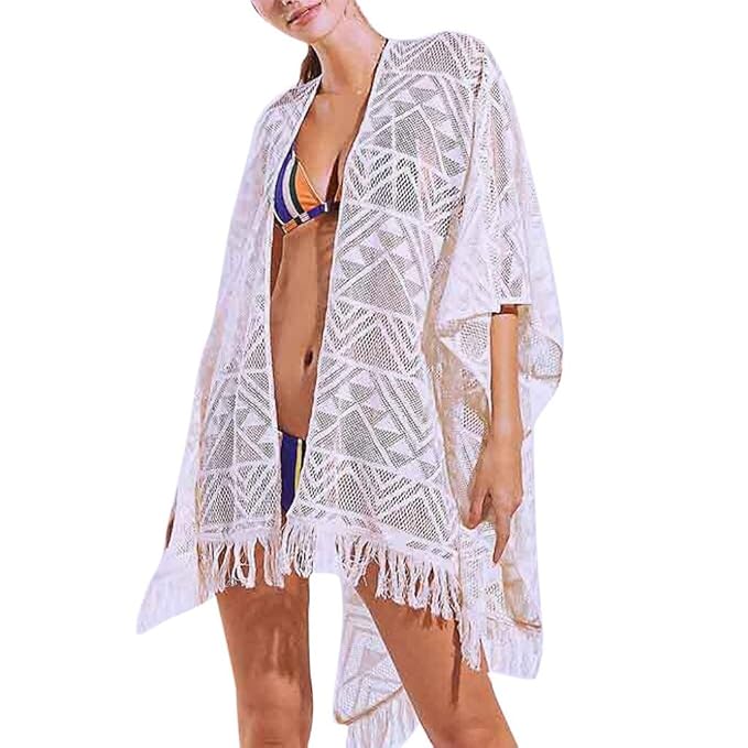 ??YunYoud?? Damen Bohemien Strand Kimono Strickjacke Frau Einfarbig Perspektive Lange Ärmel Übergroß Lange Cardigan Kimono Ma