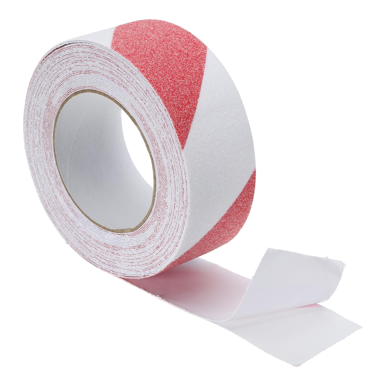 PATIKIL 5cm x 10 Meters Anti Slip Traction Tape, Non-Slip Grip Tape Non Skid Tread Safety Tape for Stairs Steps Scooter Deck, Red and White