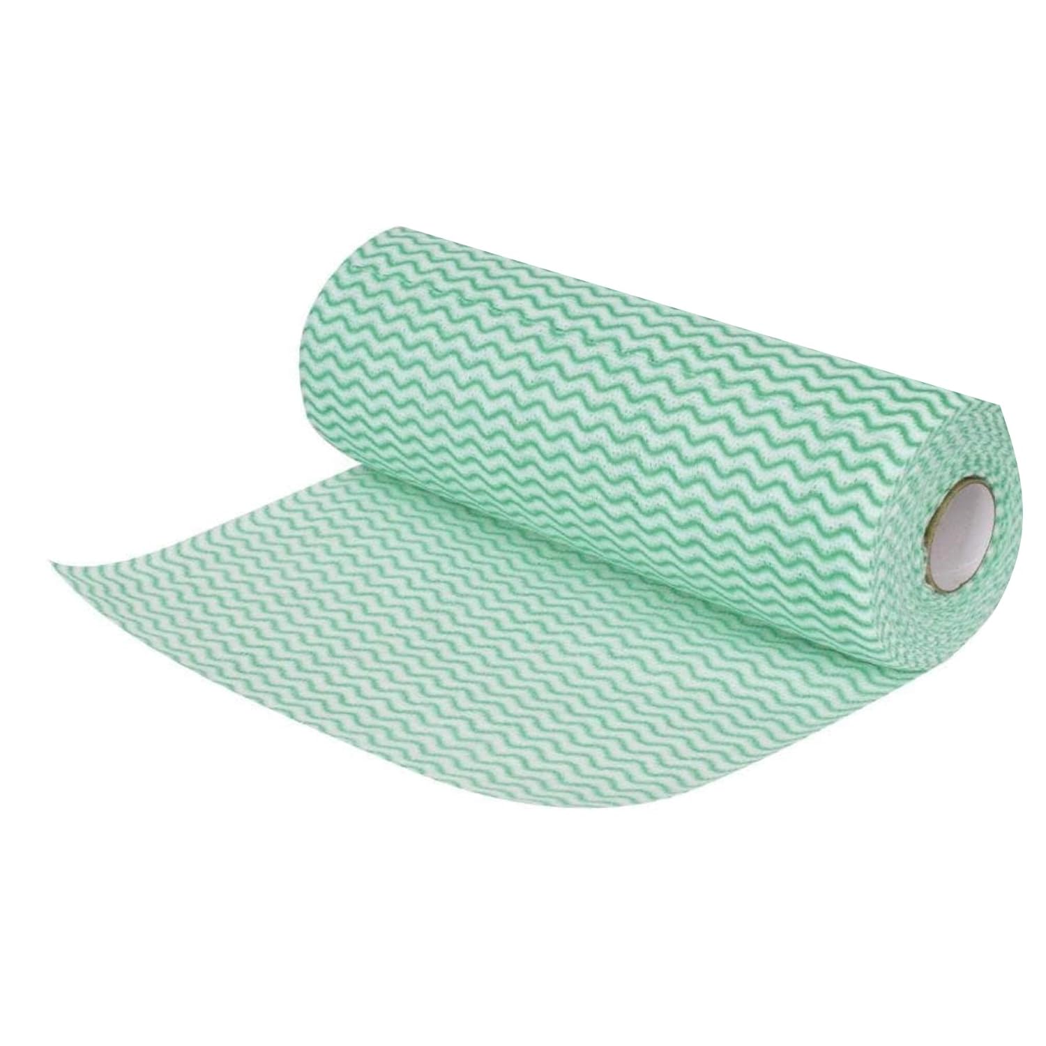 EMPROR NonWoven Reusable, Washable Kitchen Towel Roll (Green Pack of 1