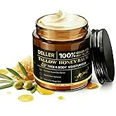 4.2 OZ Beef Tallow for Skin Face, Grass Fed Beef Tallow with Honey Bee Venom Cream Natural Tallow and Honey Balm, Deep Hydration Tallow Face Moisturizer for Dry, Sensitive & All Skin Types