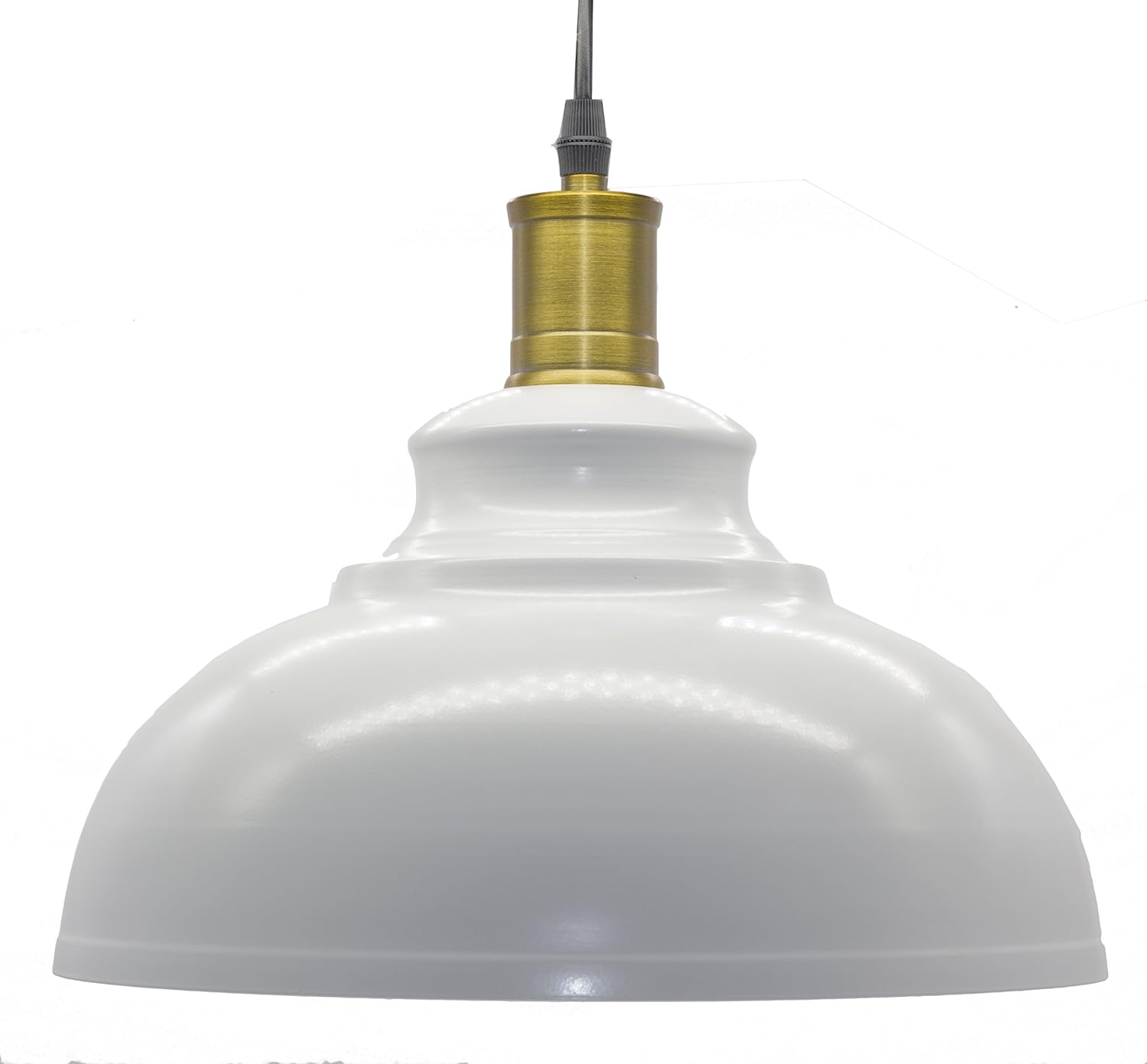 Y Nut Loft Style Pendant Matte Metal Hanging Light Brass E26 E27