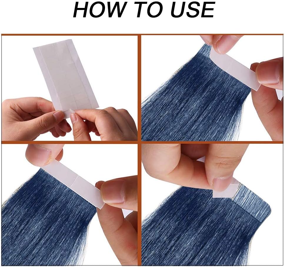 EBANKU 180 Pcs Hair Extension Tape Tabs - Image 5