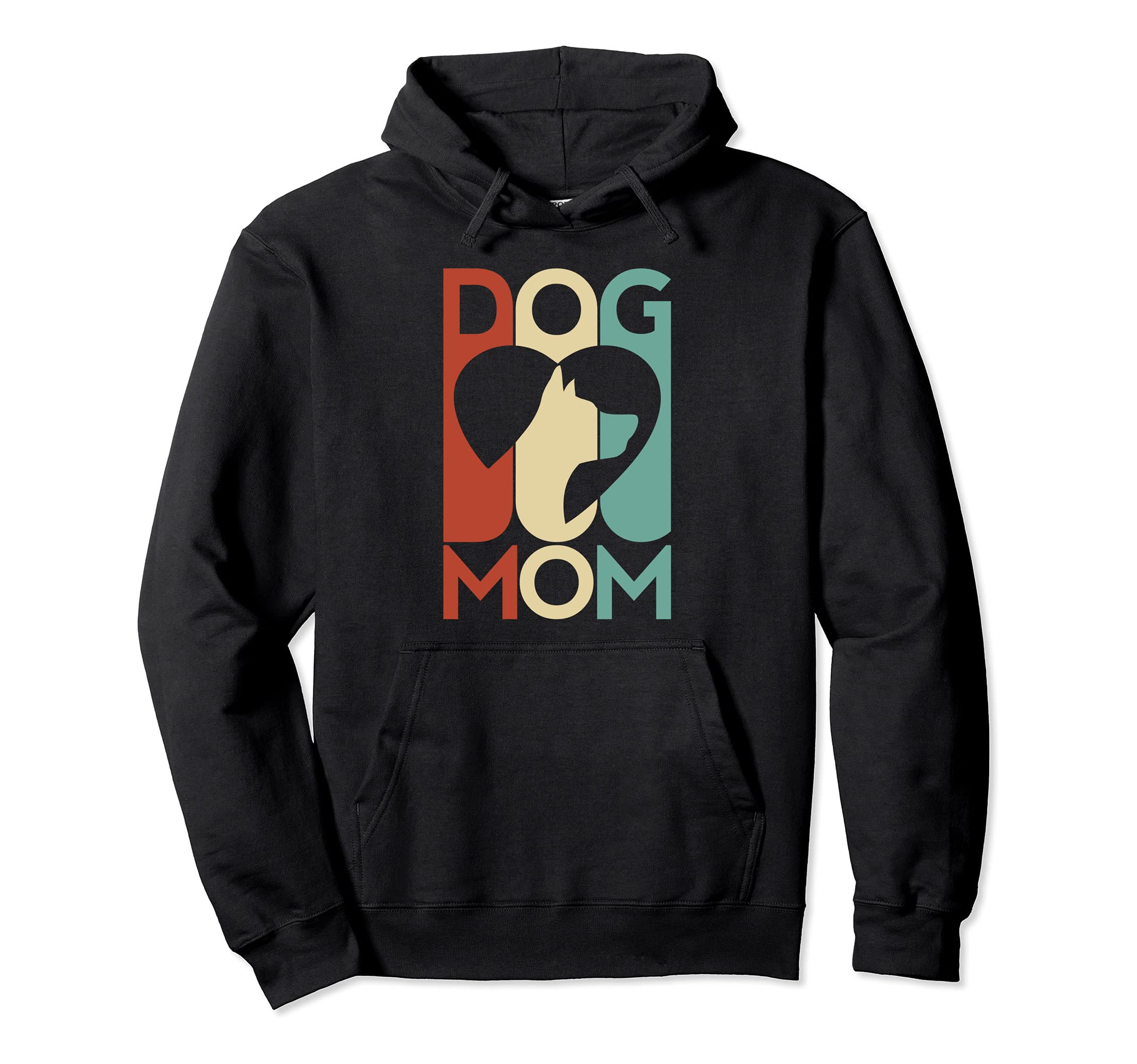 Best Dog Mom Woman Doggy Bark Bone Mothers Day Canine Puppy Pullover Hoodie