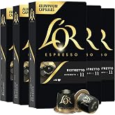 L'OR Espresso Capsules, 50 Count Ristretto, Single-Serve Aluminum Coffee Capsules Compatible with the L'OR BARISTA System &amp; *Nespresso Original Machines, 50 Count (Pack of 1)
