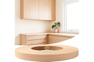 Edge Supply Maple 1/2" X 50' Preglued Wood Veneer Edge Banding Roll, Flexible Wood Tape, Easy Application Iron On with Hot Melt Adhesive. Made in USA. (1/2" x 50')