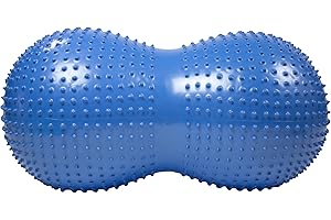 BOUNCY BANDS BouncyBand Peanut Shaped Stability Ball – 36” x 20”, Holds up to 350lbs – Improve Balance and Focus with The Sensory Play Tool