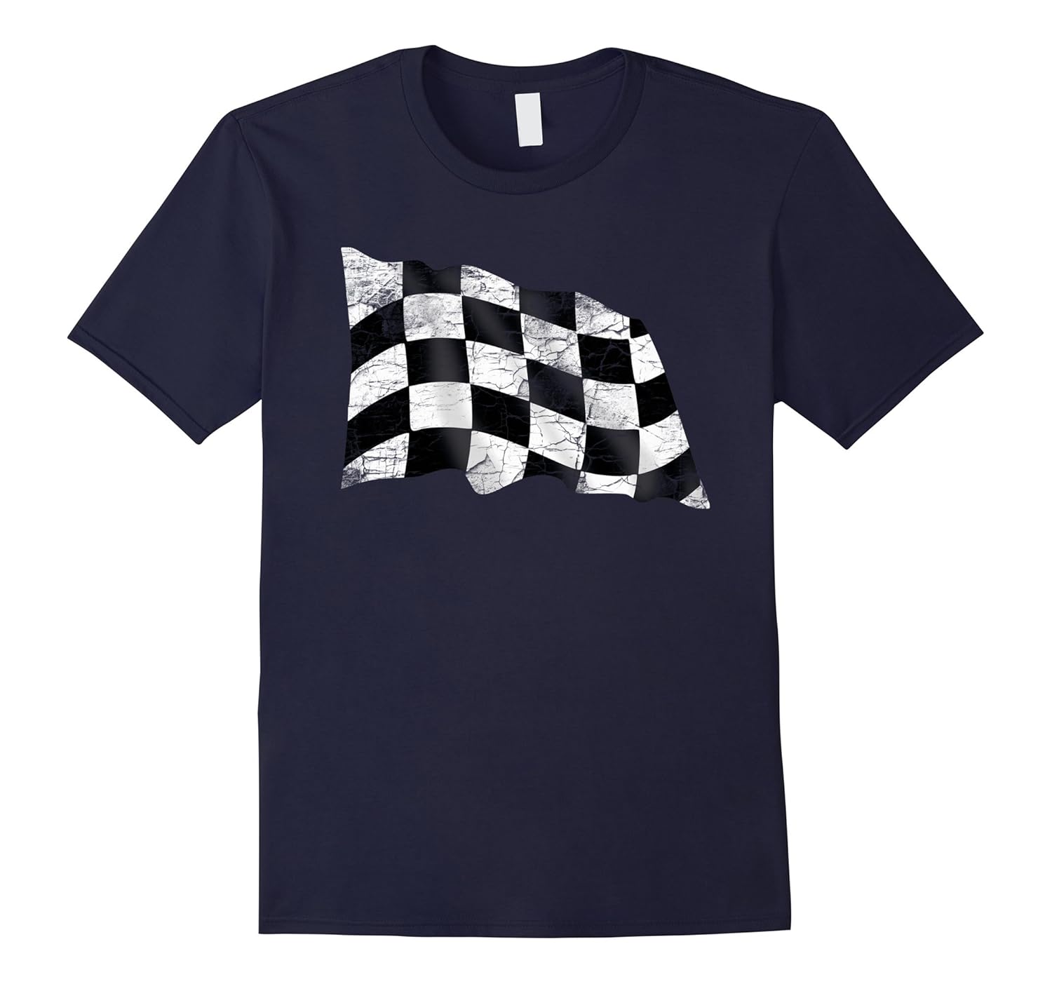 Distressed Vintage Checkered Flag Racing-tovacu