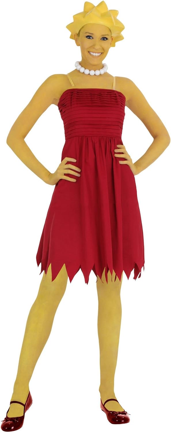 Disfraces de Fun Womens adulto lisa Simpson Costume XLarge, Banana