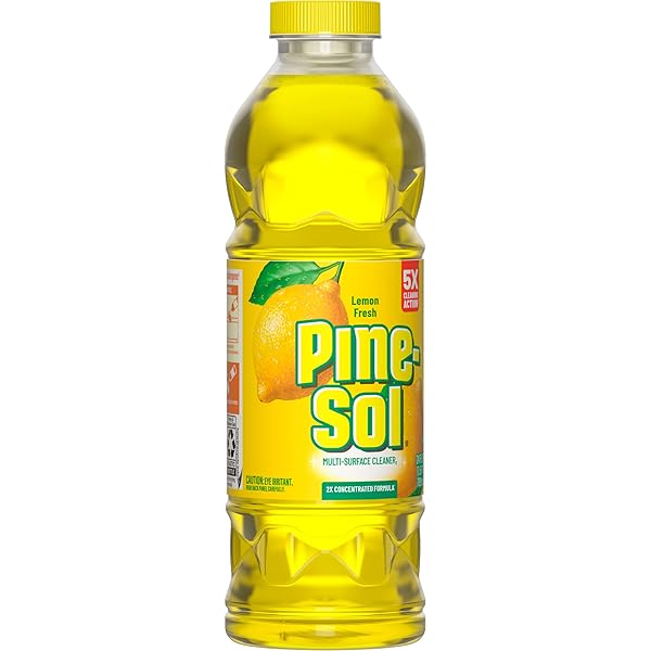 PINE-SOL MULTI-SURFACE CLEANER, LEMON FRESH, 24 FLUID OUNCES (PACKAGE MAY VARY)