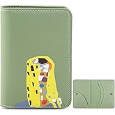 Lychii Passport Holder, Slim Passport Cover Travel Wallet with RFID Blocking, PU Leather Protector Pouch Protective Case for Passports, Boarding Pass, ID Cards