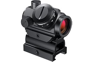 GODREAMIT 2023 Red Dot Sight, 1x22mm Compact 3 MOA Red Dot Scope, Reflex Rifle Scope with 1 Inch Riser Mount, 11 Brightness Settings, Gun Sight for AR/15, Rifle, Shotgun, Airsoft, Aluminum