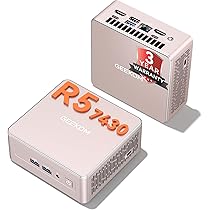 GEEKOM A5 Mini PC with AMD Ryzen 5 7430U (Beats 7730U/4300U), 16GB