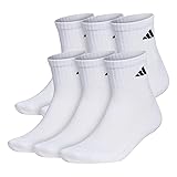 adidas Men's Socks, Athletic Cushioned Quarter