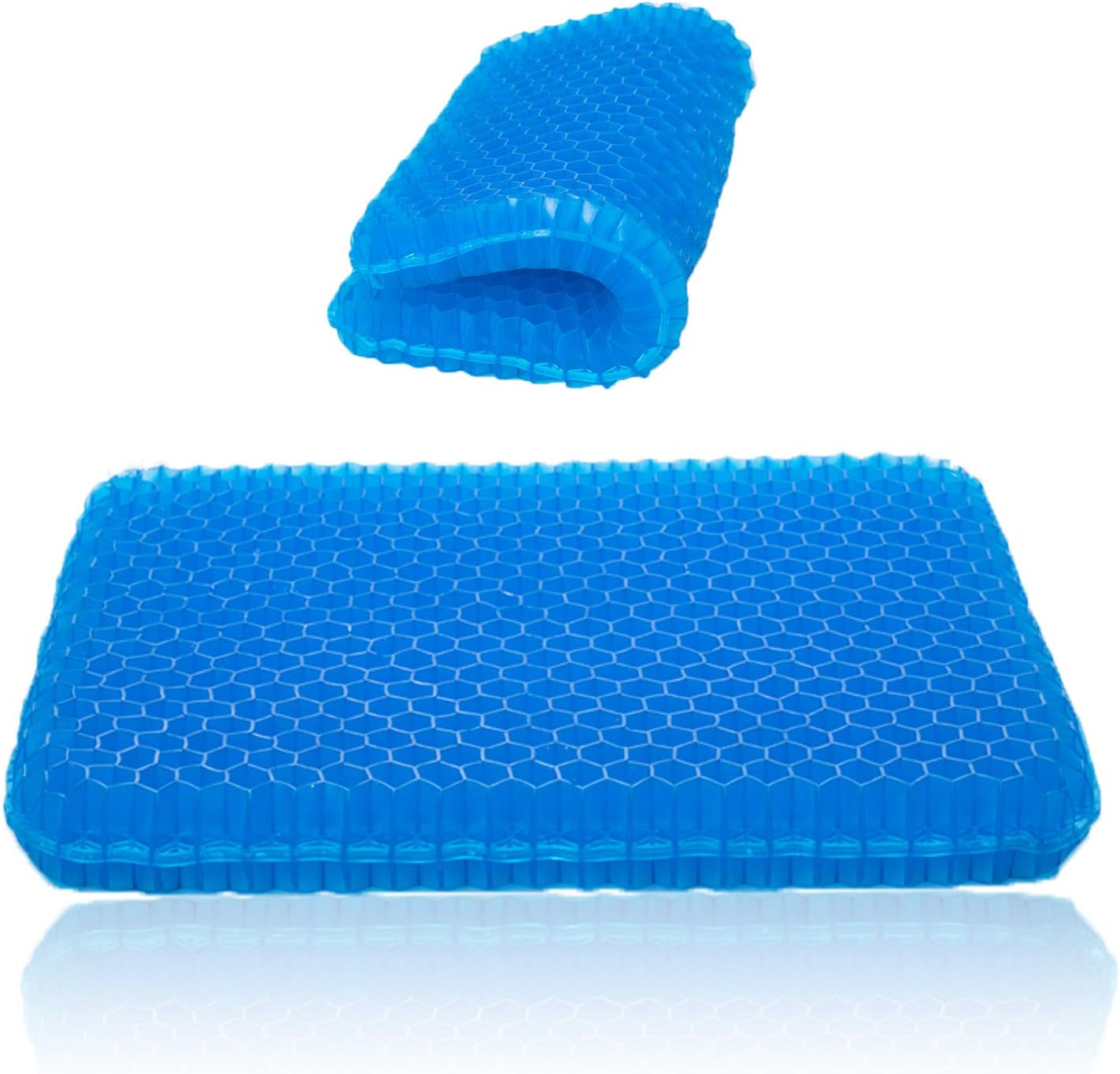 SESEAT Gel Office Chair Cushion, Seat Cushion Breathable Design for Car, Office, Wheelchair, Truck, Gel Seat Pad Cushion: Health & Personal Care