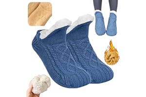 Snowsof Warm Fuzzy Winter Socks for Women - Warm Thick Socks, Thermal Snow Socks for Cold Weather