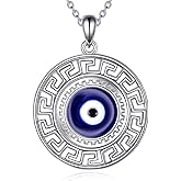Grmdit 925 Sterling Silver Protection Pendant Necklace Protection Jewelry Gifts for Women