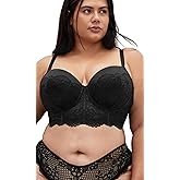 City Chic Plus Size Bra, Allure Demi Longline Bra