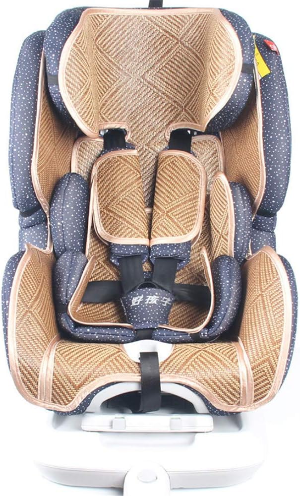FIFY Child safety seat mat baby rattan ice silk cushion, A