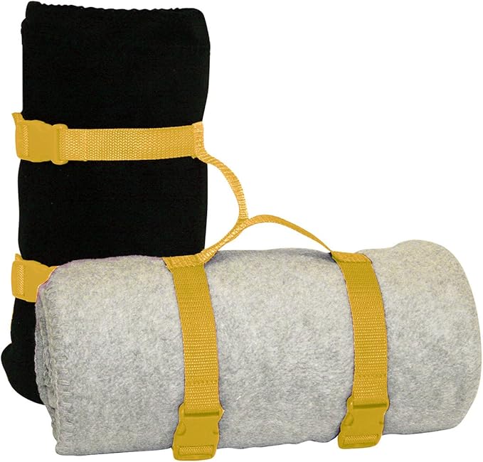 Alpine Fleece Blanket Carry Straps (Bright Yellow) (ALL) Clothing