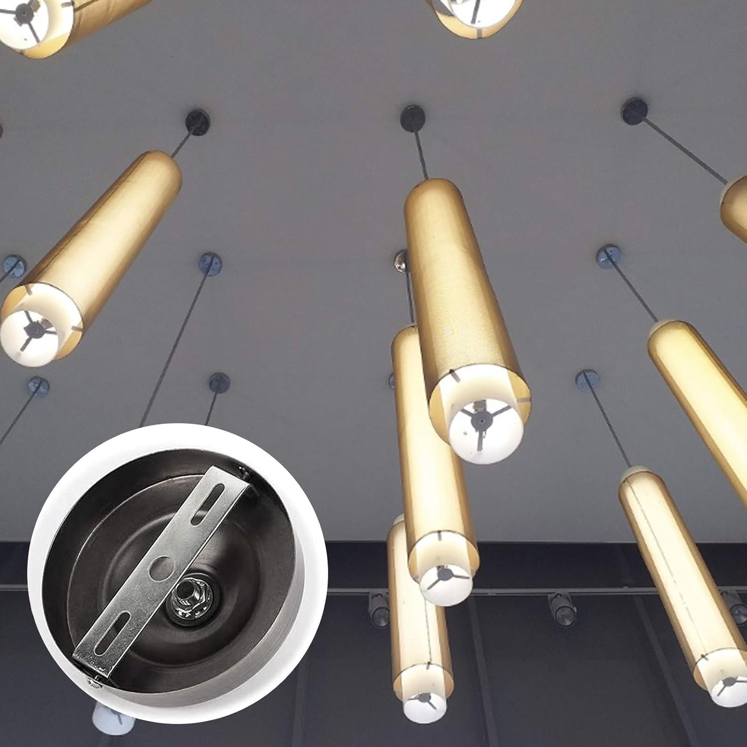 4 Pack Lighting Fixture Ceiling Plate Bracket 105mm Ceiling Light