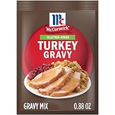 McCormick Turkey Gravy Mix (Gluten Free), 0.88 oz (Pack of 12)