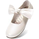 Dream Pairs Girls Ballerina Flats Mary Jane Front Bow Dress Shoes