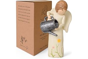 Loyzcy Gardening Gifts for Women, Gift for Gardeners Woman, Garden Angel Gifts for Mom, Sisters, Friends, New Home Gift Ideas, Unique Sculpted Hand-Painted Figurine