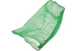 NESTINGHO Large Foldable Fishing Net Bag 120X70Cm Nylon Mesh with Drawstring for Freshwater and Saltwater Use