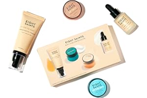 Eight Saints Skincare Most Loved Skincare Set, Face Wash, Vitamin C Face Serum, Niacinamide Anti Aging Cream, Lip Mask, Gift Set