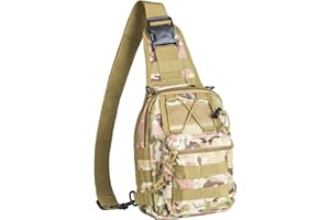 Seaponer Hunting Backpack, Small Carry Pouch, Sling Shoulder Bag for Licenses Flashlight Knife Water Bottle Deer Call, Light Pack for Deer Duck Tree Bow Hunt