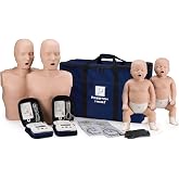 PRESTAN CPR &amp; AED Training Kit TAKE2, 2 Adult/2 Infant, Medium Tone | Prepare learners for CPR and AED response with coordinated CPR and AED practice tools for first responder training.