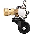 Tool Daily Undercarriage Cleaner Swivel Wheel for Pressure Washer, Underbody Car Wash, 1/4 Inch Quick Connector, 4000 PSI